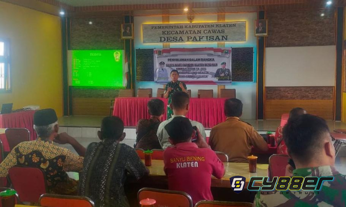 Danramil Cawas Tanamkan Semangat Kebangsaan kepada Warga Pakisan Melalui Program KBMKB