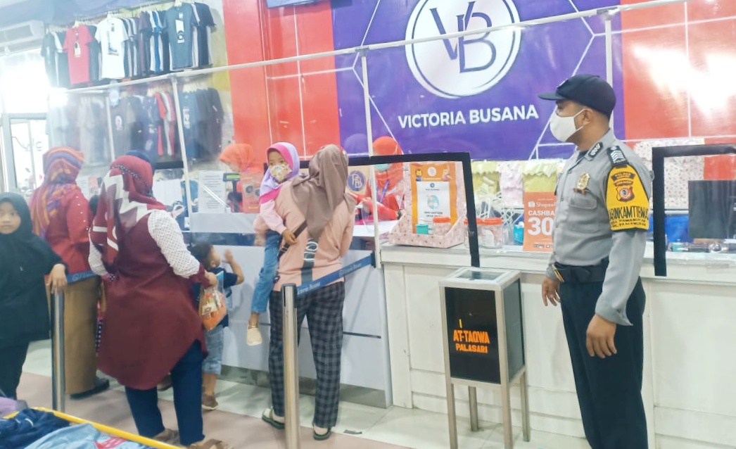 Personel Polres Subang Polda Jabar Melaksanakan Himbauan Protokol Kesehatan Covid-19 