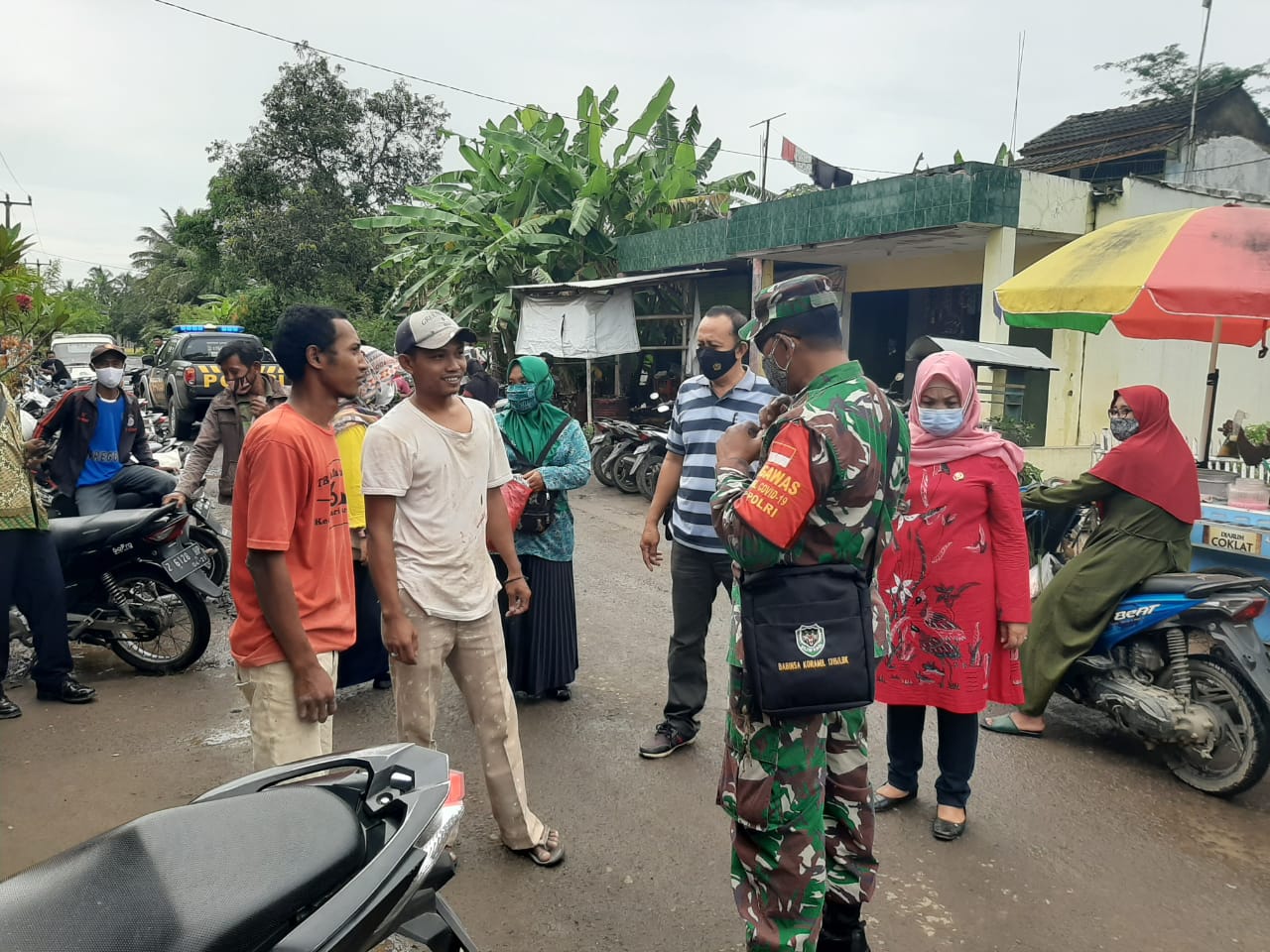 Oprasi Yustisi Gabungan di Laksanakan di Pasar Baregbeg Ciamis