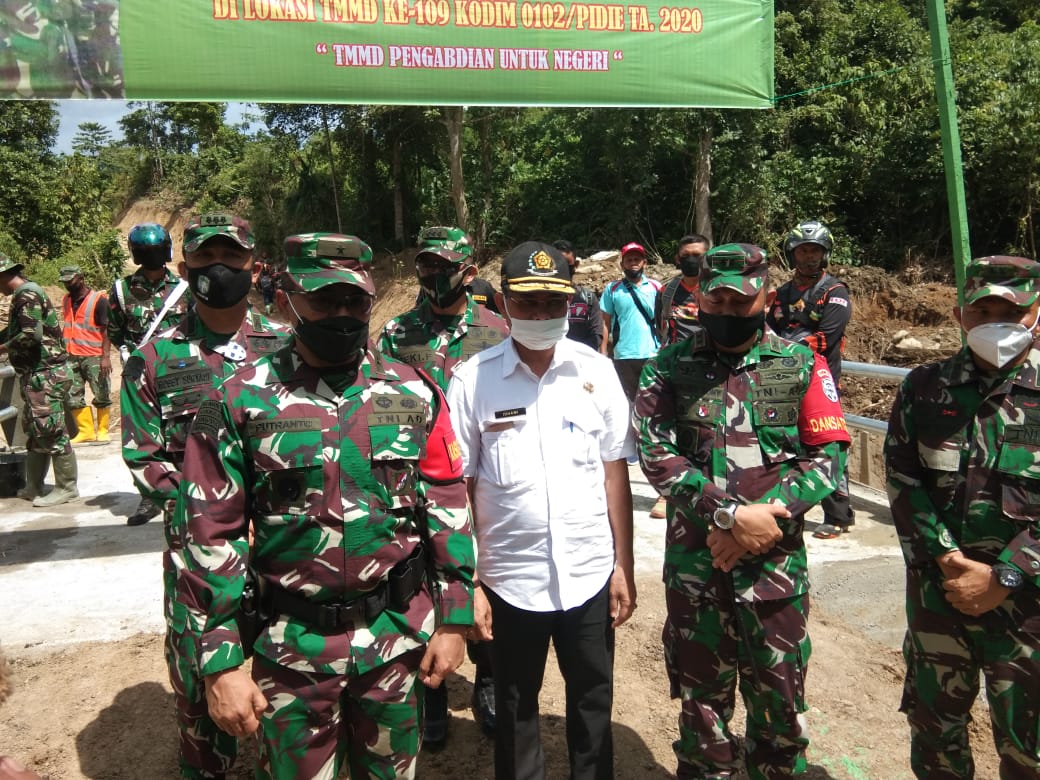 TMMD Ke 109 Reguler Kodim Pidie Resmi Ditutup