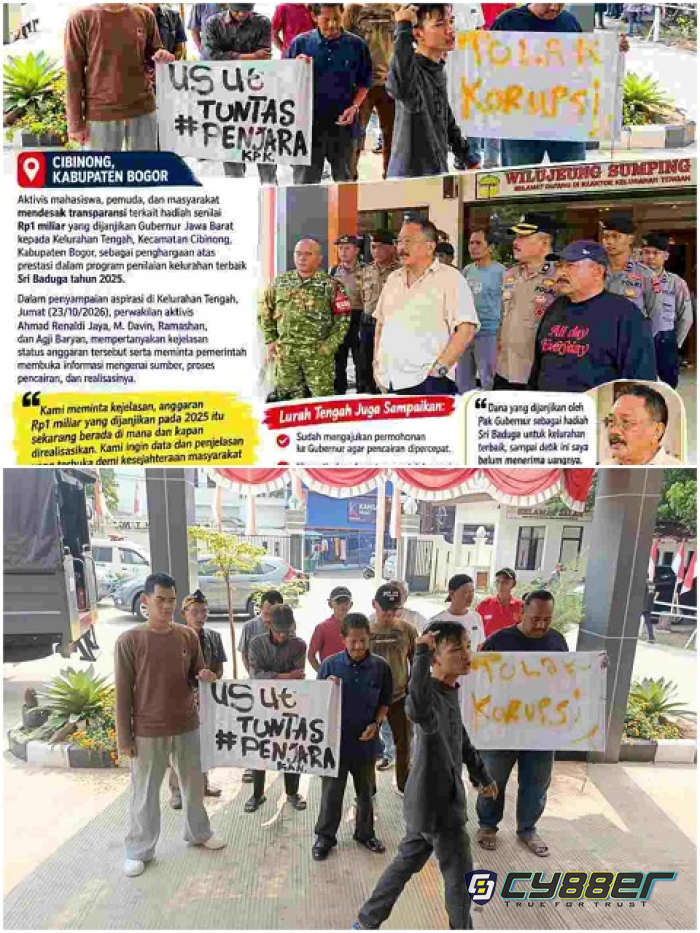 Misteri Hadiah Rp1 Miliar Kelurahan Tengah, Aktivis Mahasiswa dan Pemuda Tuntut Kejelasan