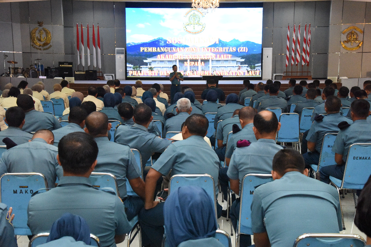 Tim Zona Integritas Sosialisasikan Program Pembangunan ZI Pada Personel AAL