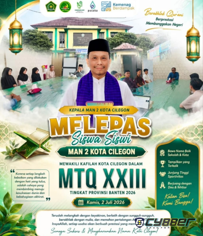 12 Siswa-Siswi MAN 2 Kota Cilegon Wakili Kota Cilegon di MTQ XXIII Banten 2026, Kepala Madrasah: Mohon Doa Masyarakat