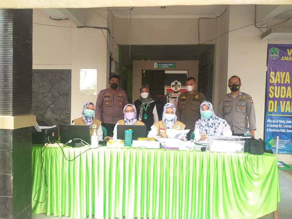 Pastikan Aman dan Lancar, Polres Majalengka Monitoring Vaksinasi Guru SD