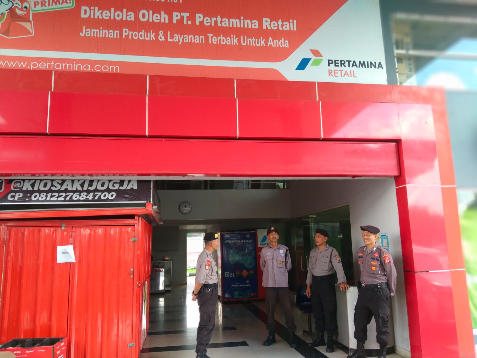 DITPAMOBVIT POLDA DIY Melakukan Patroli dan Pengecekan SPBU