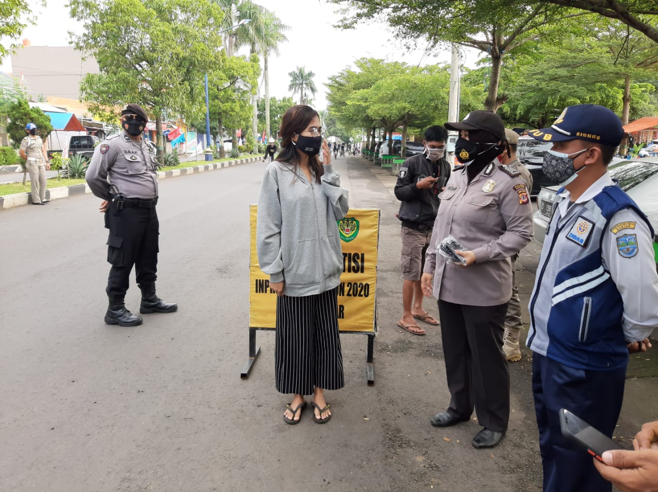 Gelar Oprasi Gabungan Yustisi di Kota Banjar