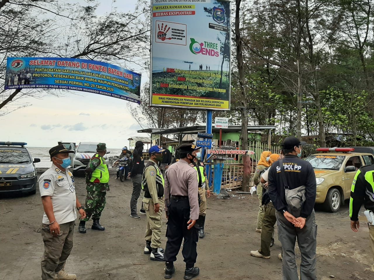 Tim Gabungan 3 Pilar Menyisir Obyek Pariwisata Yang Ada di Kota Tegal