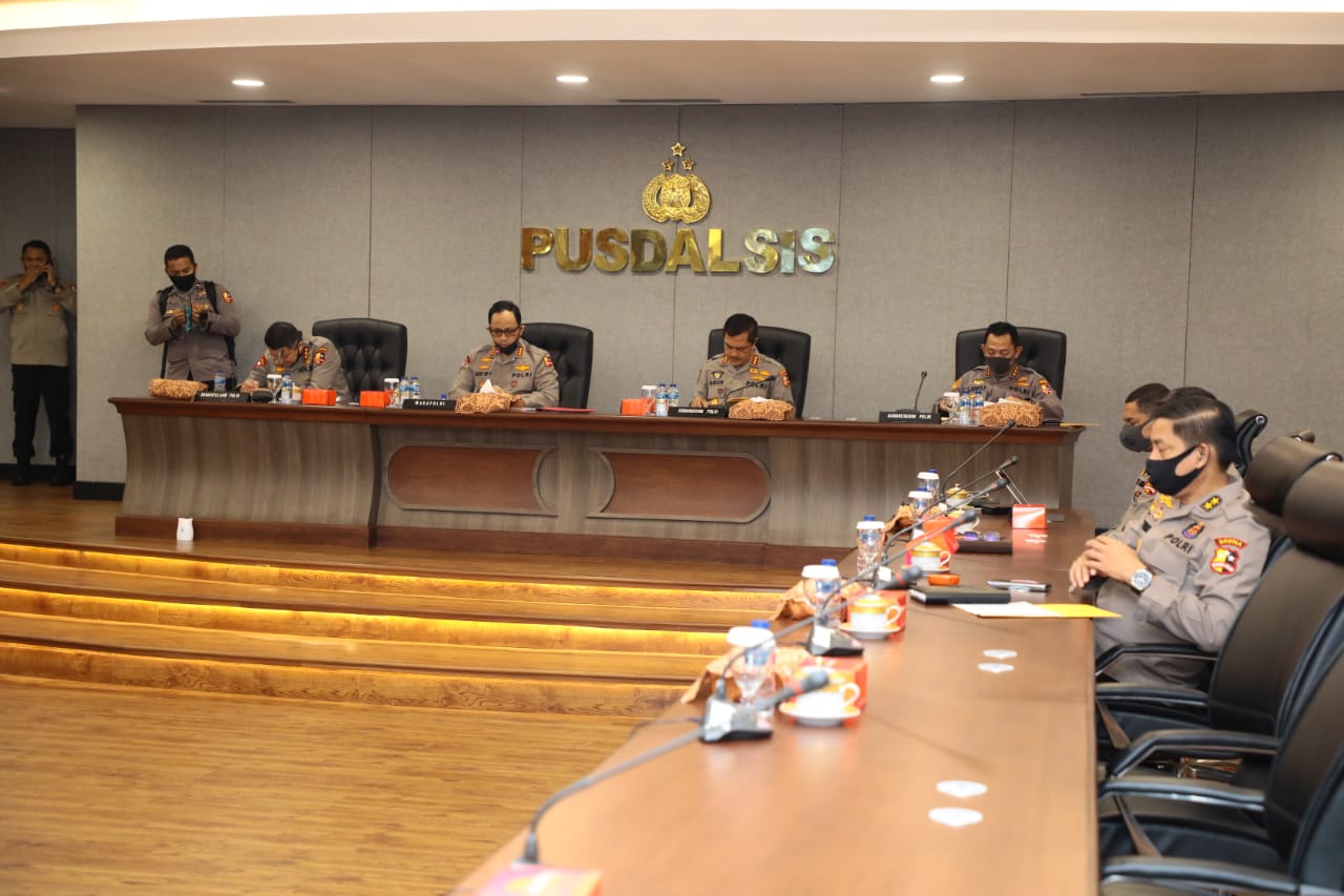 Anev Bersama Wakapolri, Komjen Pol Agus Andrianto: Terus Sosialisasi dan Edukasi Protokol Kesehatan