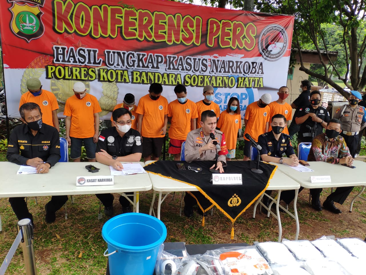 Kurun Waktu 2 Bulan, Polresta Bandara Soekarno-Hatta Sita Narkoba senilai 12 milyar