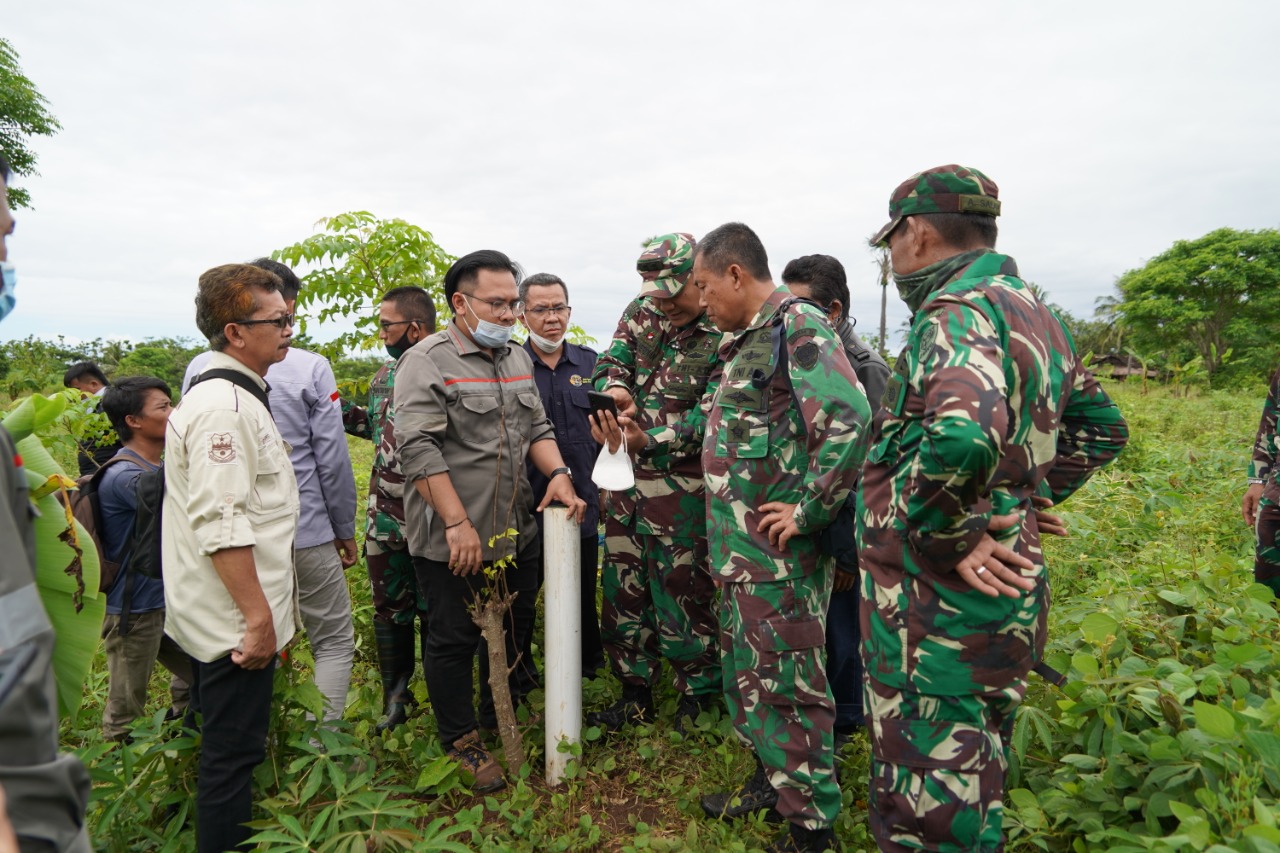 Danrem Garut dan Irdam lll/Slw Meninjau Aset Pengganti Ruilslag