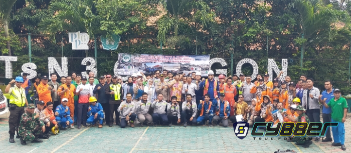 MIERT Zona 3 Bersama BPBD dan Kelurahan Gerem Gelar Simulasi Tanggap Darurat Gempa Bumi dan Tsunami