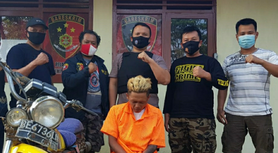 Polsek Pulau Panggung Tangkap Resedivis Pencuri Motor Warga Ulu Bel
