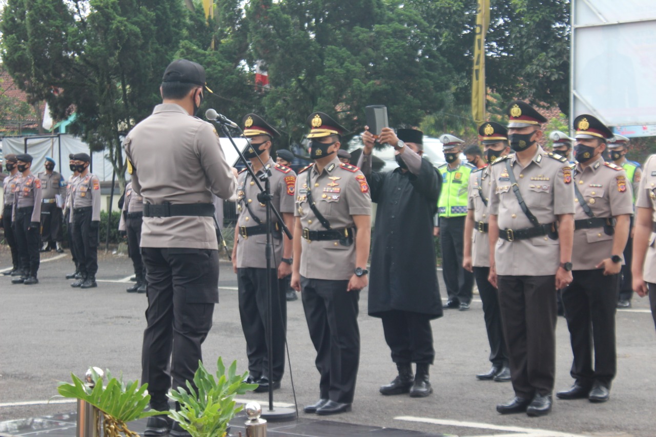 Sertijab di Tubuh Polres Ciamis, Sejumlah Pejabat Utama Alih Tugas