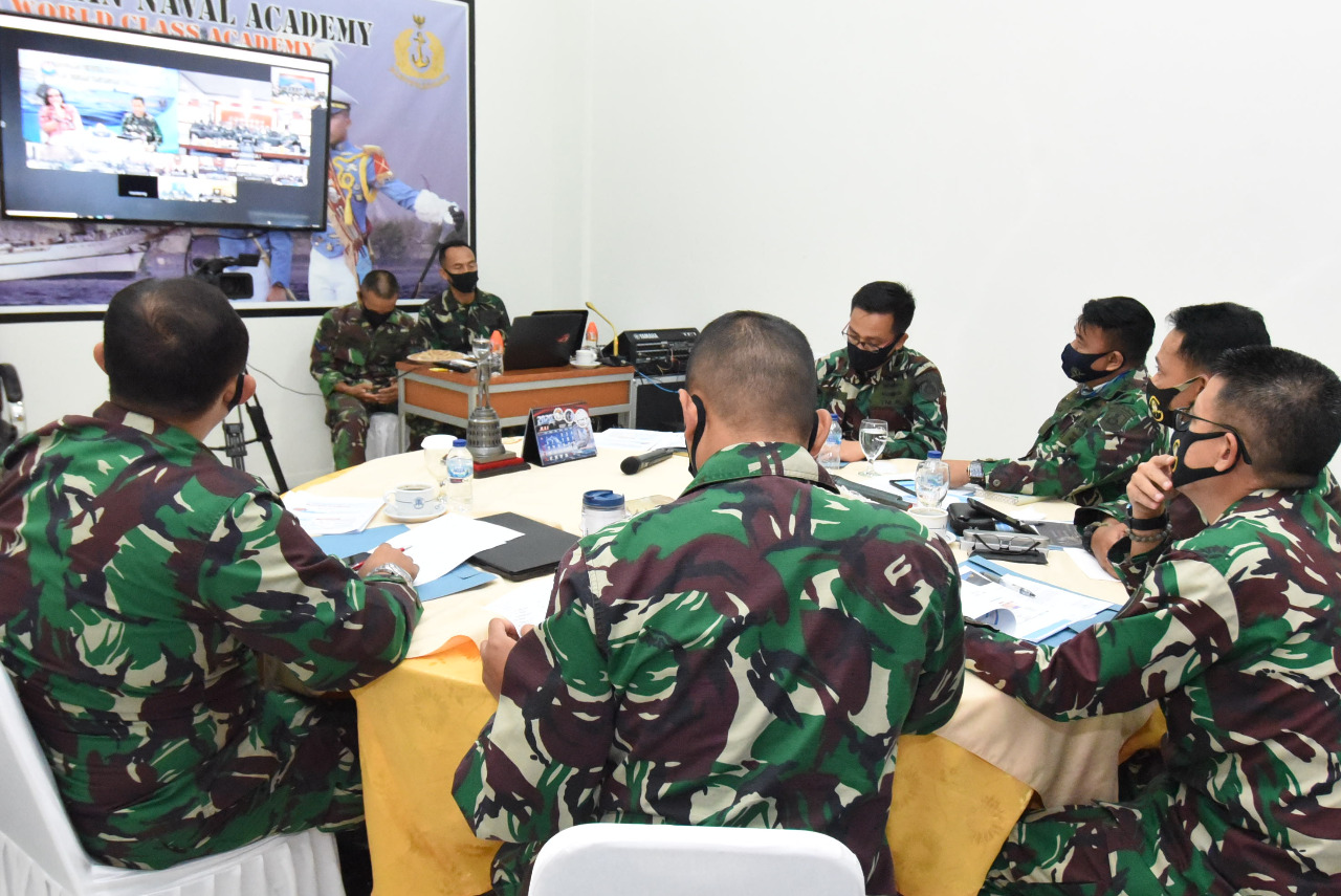 Tiga Pejabat Utama AAL Korps Pelaut  Ikuti FGD Binkorps Pelaut Tahun 2020