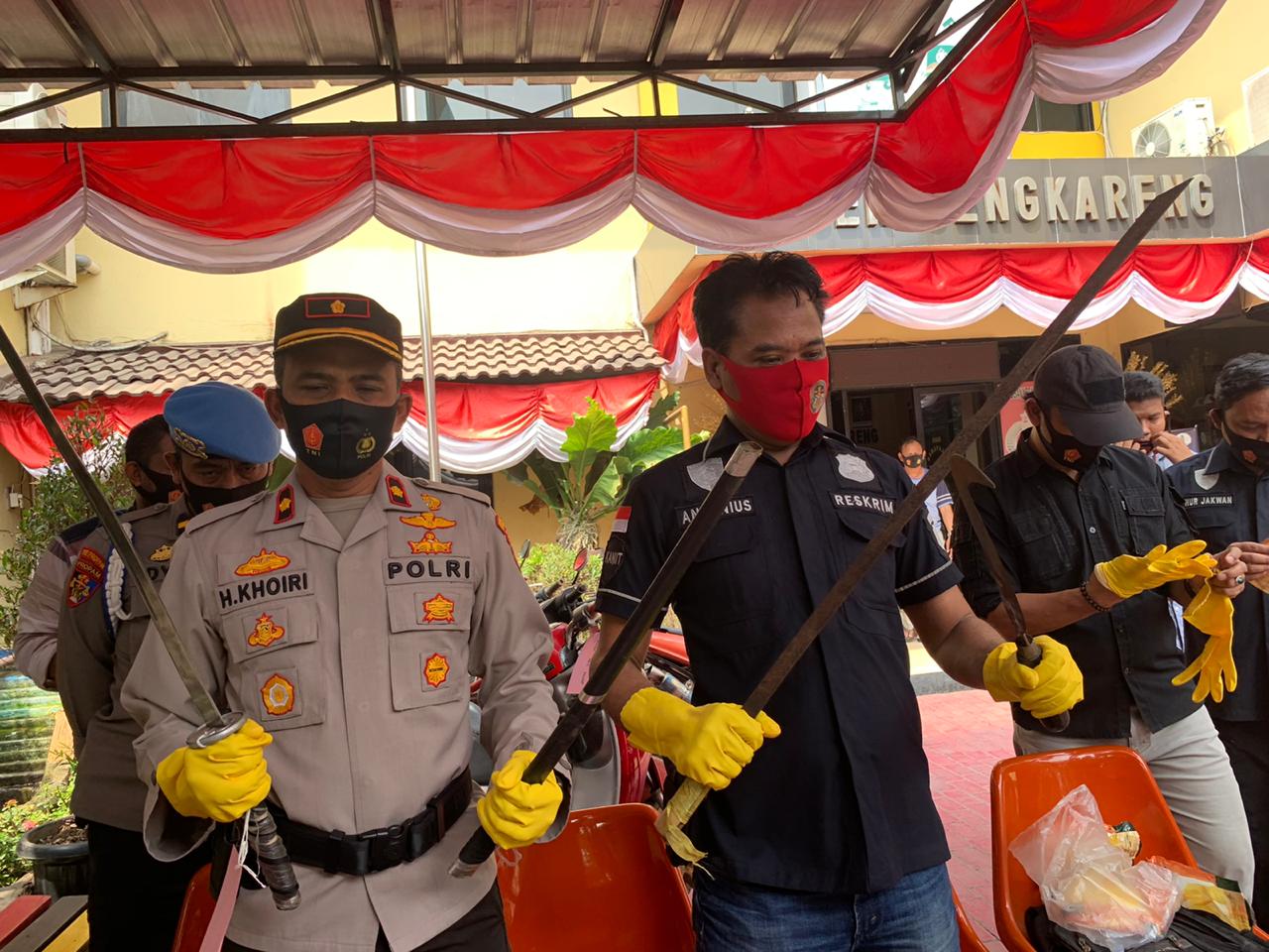 Geng Motor Make Muke Diringkus Polsek Cengkareng Polres Metro Jakbar