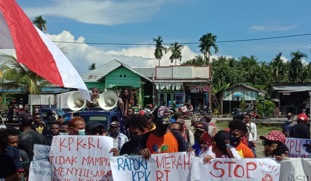 Aliansi Raja Ampat Bersatu Gelar Aksi di Kantor DPRD Raja Ampat, Ini Tuntutannya