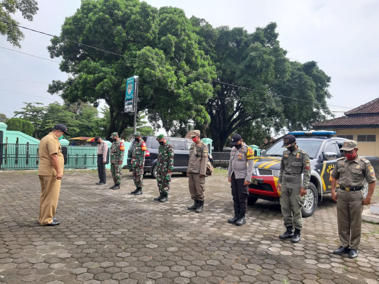 Polsek Darmaraja Gelar Oprasi Yustisi Prokes Rutin 