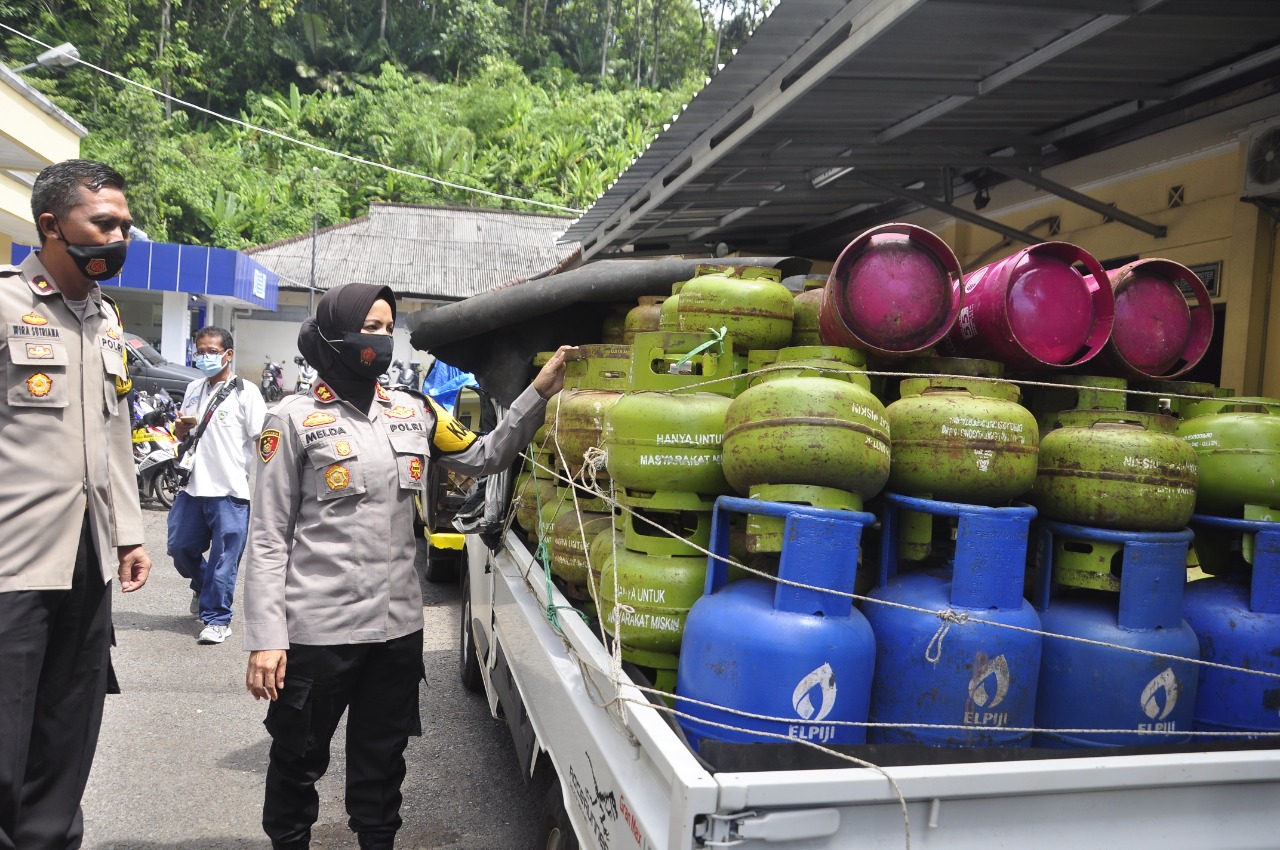 Sat Reskrim Polres Banjar Polda Jabar Selidiki Penyalahgunaan Subsidi Gas Bersubsidi 
