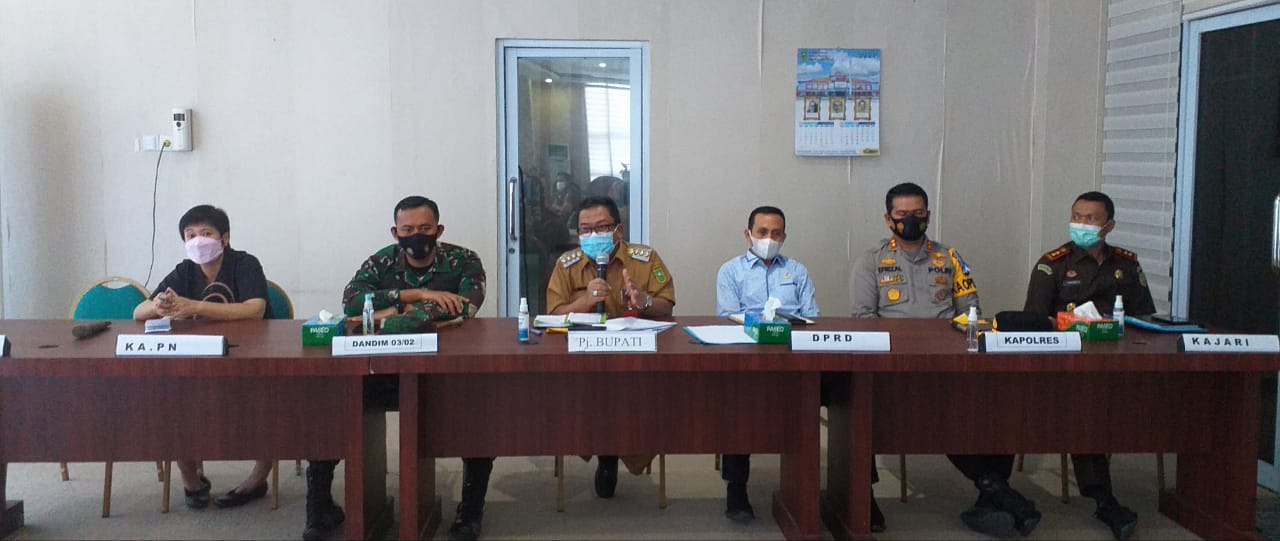 Kasus COVID-19 Melonjak, Pj Bupati Inhu Himbau Masyarakat Taat Protokol Kesehatan