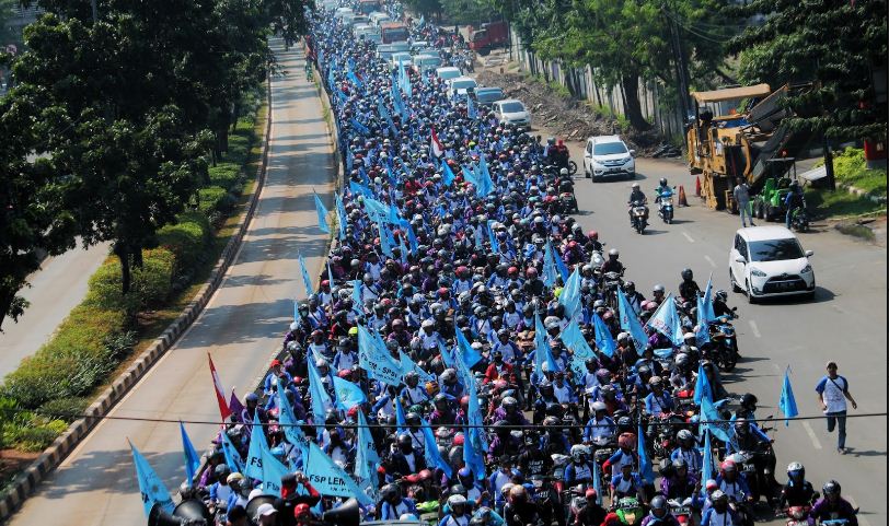 Tuntut Revisi SK UMK 2021 Empat Kab/Kota di Jabar, Buruh akan Kembali Unjuk Rasa di Gedung Sate