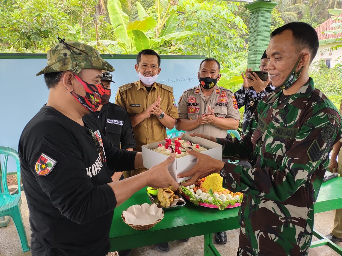 Pemuda Pancasila PAC Lakbok Ikut Rayakan Hut TNI ke 75
