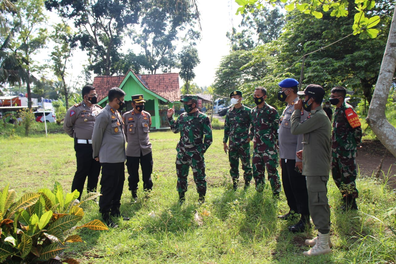 Kapolres Ciamis Bersama Dandim 0613 Dampingi Danrem 062 Kunjungan ke Pangandaran