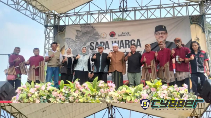 Bang Jay jalankan Konsepsi Trisakti dengan mengangkat kesenian Tradisional Angklung di Sukabumi. 