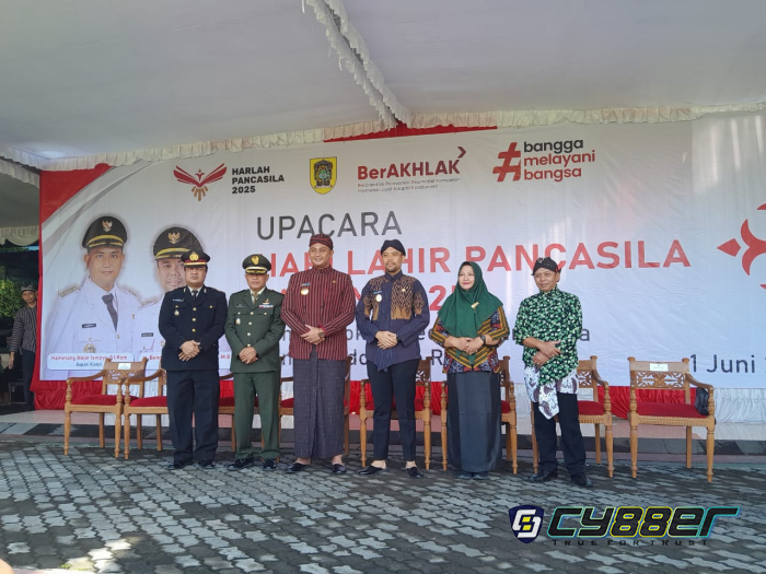 Bupati Klaten Pimpin Upacara Hari Lahir Pancasila, Tekankan Pentingnya Membumikan Nilai-Nilai Pancasila