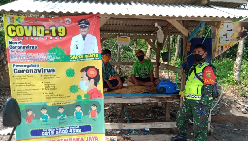 Koptu Agus Anjangsana dan Komsos kepada Warga Binaan