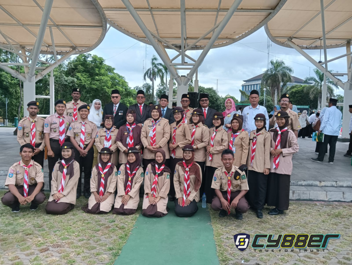 Drumband Al Bustaniyah Curug Cilegon Meriahkan HAB Ke-79 Tingkat Kota Cilegon
