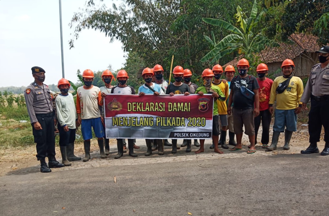 Gelar Deklarasi Damai, Kapolsek Cikedung Masyarakat Jangan Mudah Terprovokasi