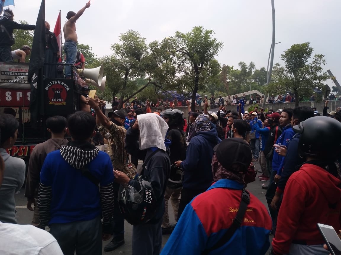 Demo Buruh Matikan Kota Bekasi, WN88 Bekasi Raya Angkat Bicara