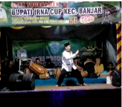 Camat Banjar Resmi Buka Turnamen Pencak Silat Kesti TTKKDH Bupati Irna CUP Se-Kecamatan Banjar