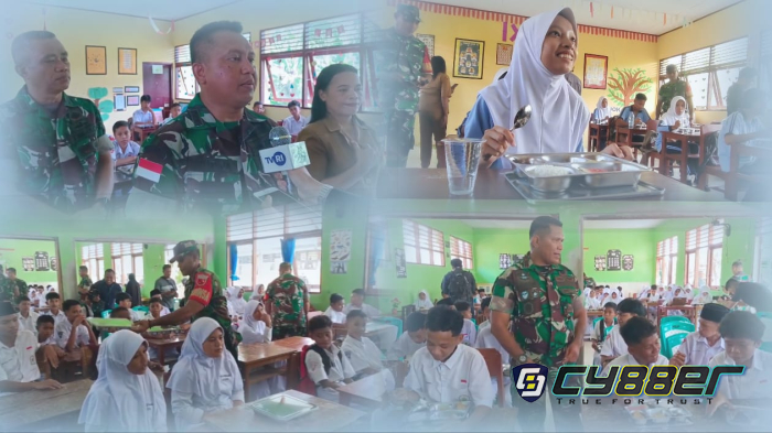Kodim 1504/Ambon Dukung Program Makan Gratis Di Wilayahnya