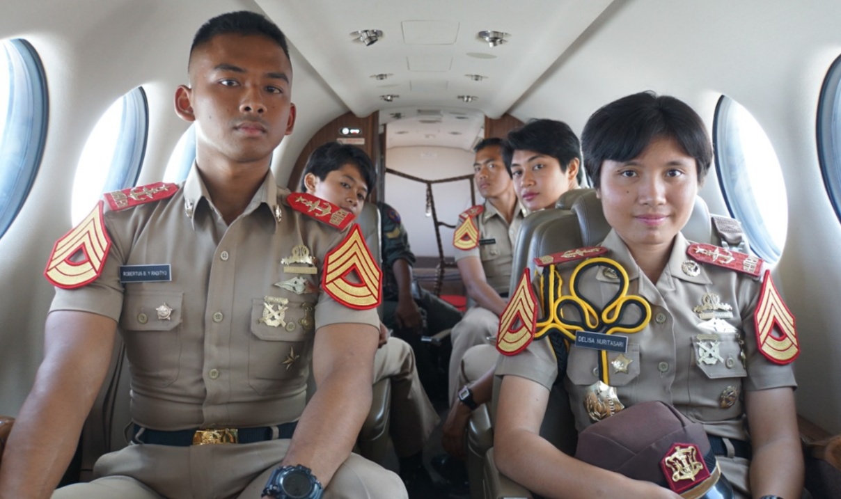 Weekend Udara, 20 Taruna AAL Tingkat lll  Coba Simulator Pesawat Udara dan Joy Flight