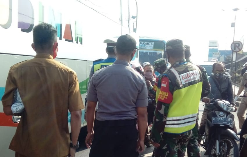 Cegah dan Kendalikan Covid-19 di Wilkum Polres Garut Polda Jabar, Kembali Ops Yustisi di Gelar