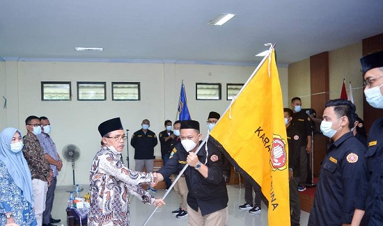 Edi Firmansyah Resmi Dilantik Menjadi Ketua Karang Taruna Tunas Arum 