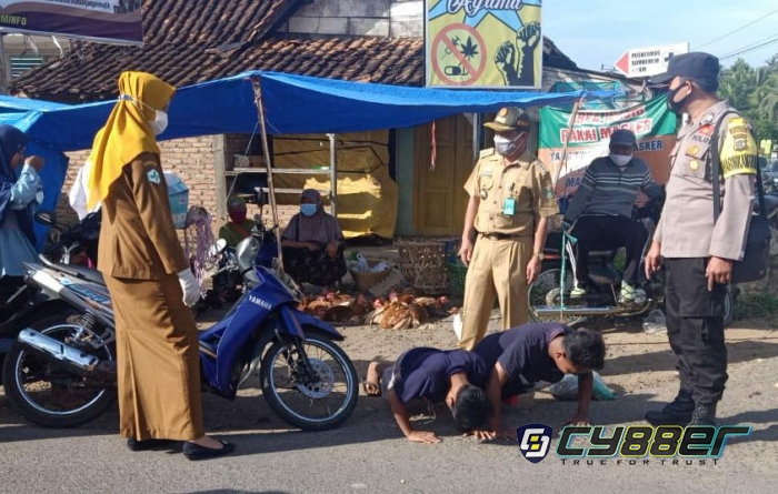 Polsek Sumberejo Bersama Satgas Covid Gelar Operasi Yustisi