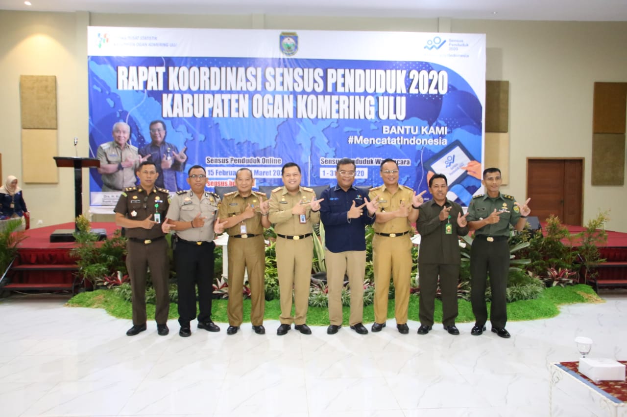 Sekretaris Daerah OKU Membuka Rapat Koordinasi Sensus Penduduk 2020