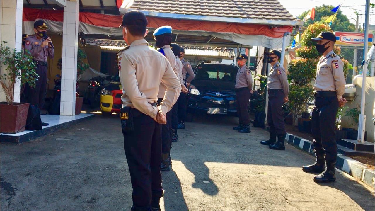 Kapolsek Jatinangor Menerima 10 Siswa Setukpa Polri Angkatan 49 Wira Adhibrata Sanskara 