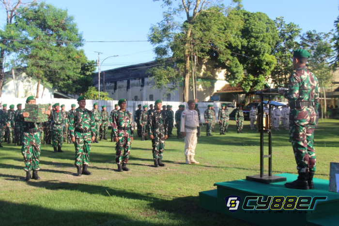 Kodim 0723/Klaten Gelar Upacara 17-an, Dandim Bacakan Amanat Kasad