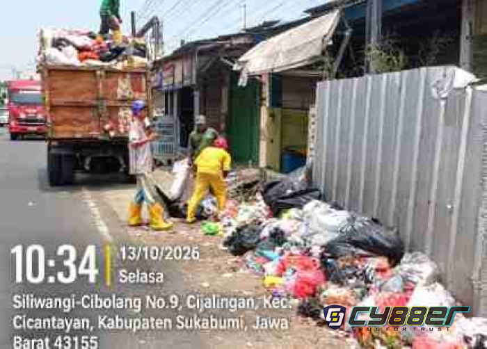 DLH Kabupaten Sukabumi Bergerak Cepat, Sampah di Jalan Cijalingan Langsung Diangkut