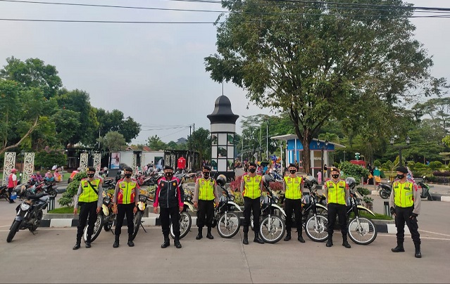 Antisipasi Rawan Kamtibmas Jelang Idul Fitri 1442H, Sat Sabhara Polres Majalengka Polda Jabar Tingkatkan Patroli 