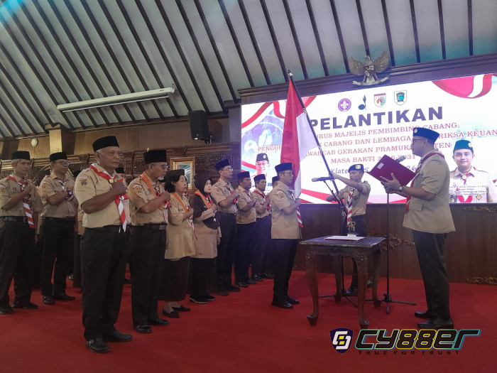 Pengurus Baru Kwarcab Pramuka Klaten Resmi Dilantik, Siap Perkuat Pembinaan Generasi Muda