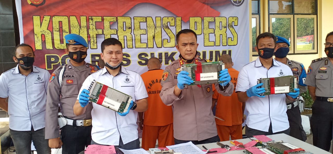 Pencurian Perangkat Tower/BTS di Bekuk Polisi