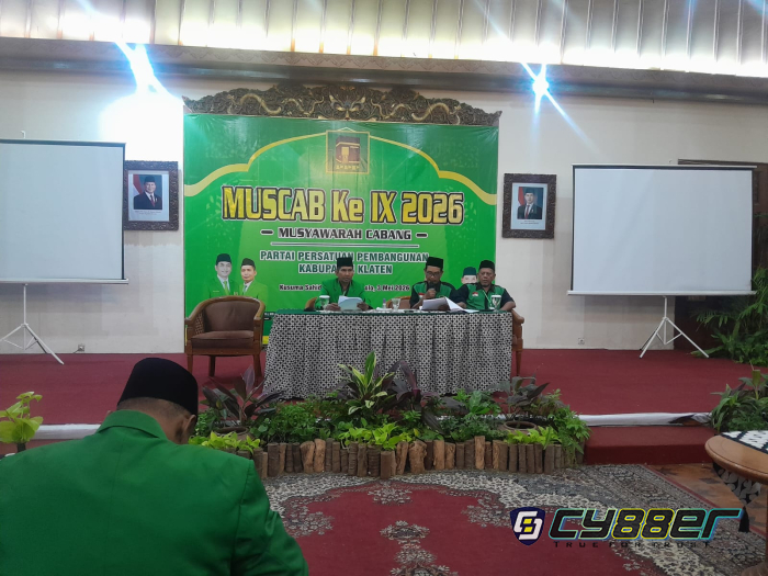 Muscab IX PPP Klaten: Konsolidasi Kader dan Formatur Jadi Kunci Hadapi 2029