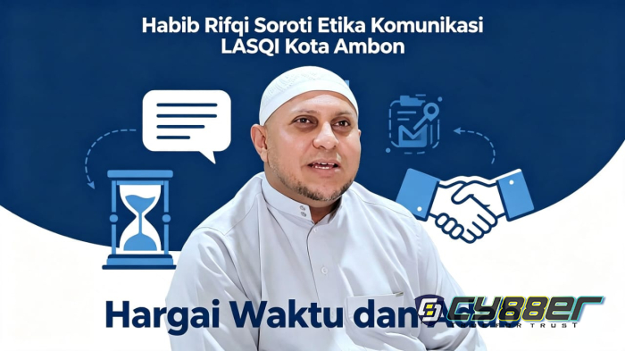 Habib Rifqi Soroti Etika Komunikasi LASQI Kota Ambon: “Tidak Bisa Begitu Saja”