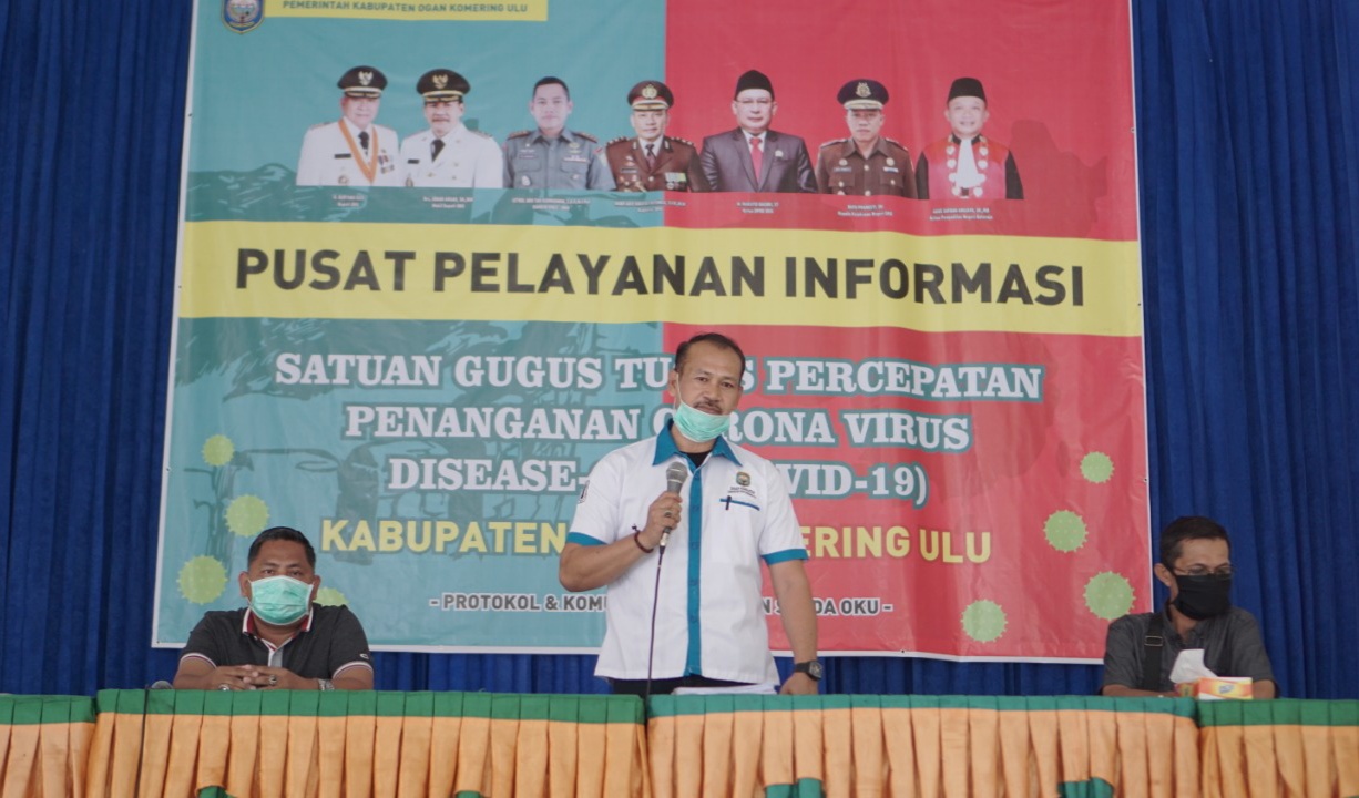Tim Humas Satgas Covid-19 OKU Kembali Me Release Perkembangan terkini Covid-19