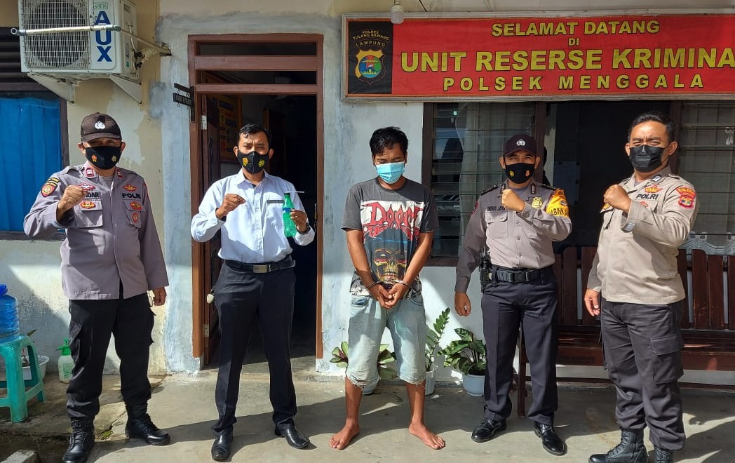 Gelar Patroli Hunting Pencegahan C3 di Menggala, Polisi Tangkap Pria Yang Sedang Asyik Konsumsi Narkotika