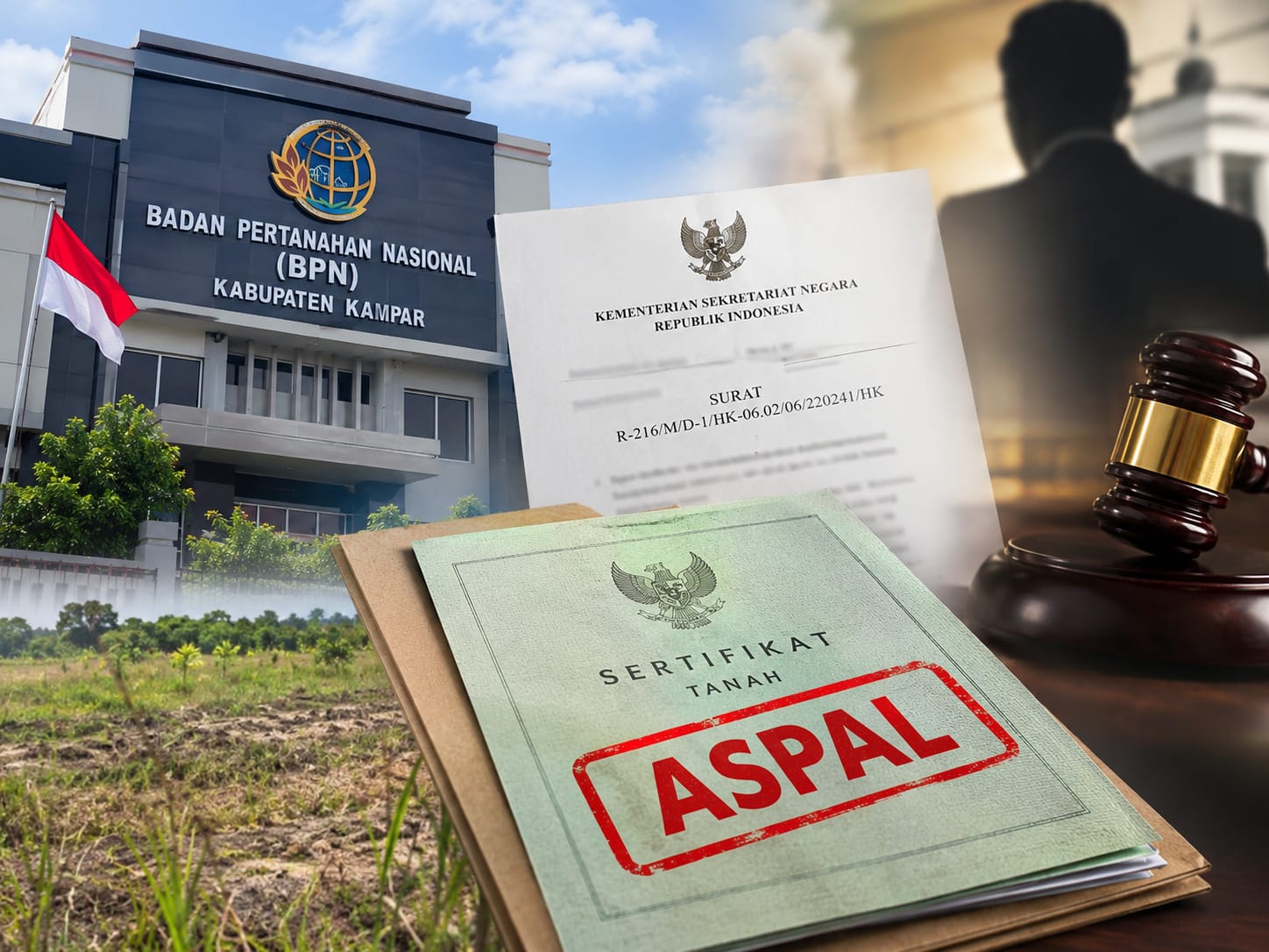 BPN Kampar Diduga Abaikan Perintah Presiden Terkait Eksekusi Lahan